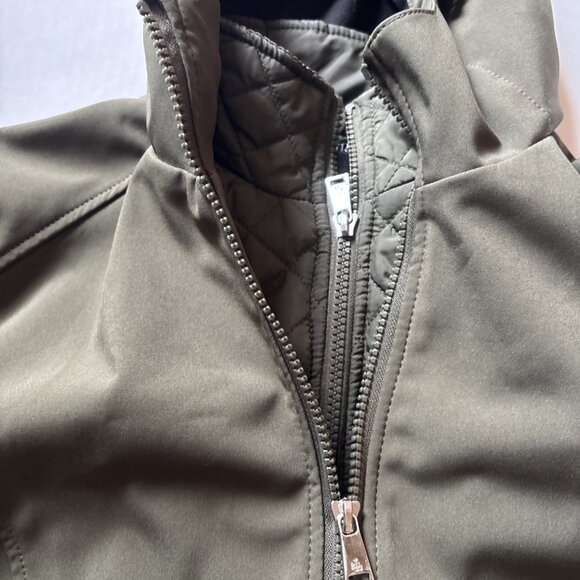 Lauren Ralph Lauren Ladies Olive Green Utility Jacket Size Medium Mid Weight - Picture 7 of 8